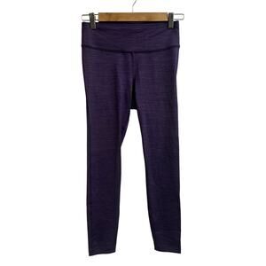Outdoor Voices Move Free 7/8 Leggings Deep Purple Small Athletic Athleisure Gym